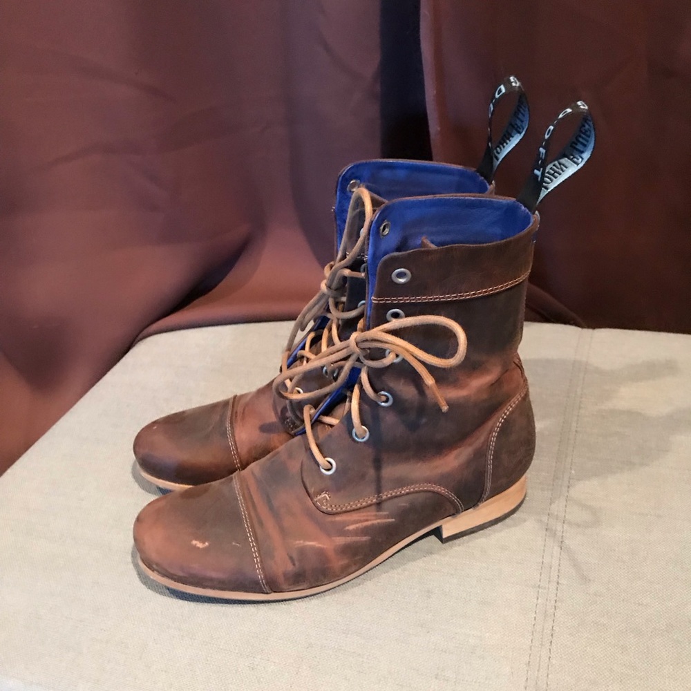 John Fluevog leather boots